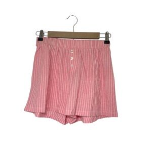33 Coastal Pink White Stripe Lounge XS Casual Shorts NWT